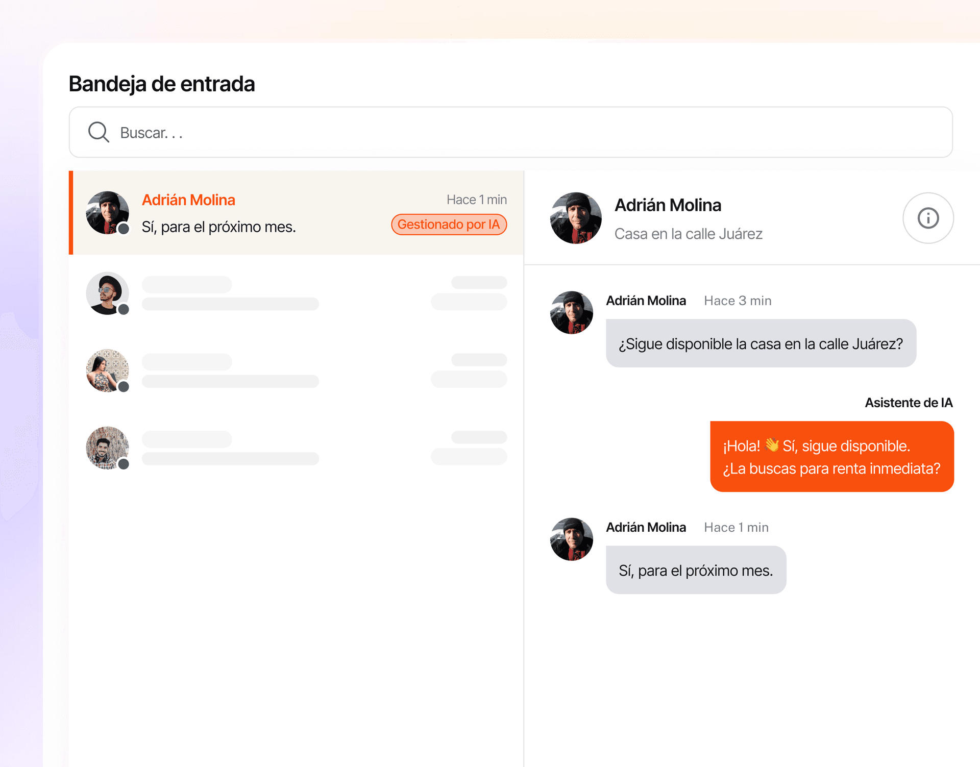 Conversaciones impulsadas por IA