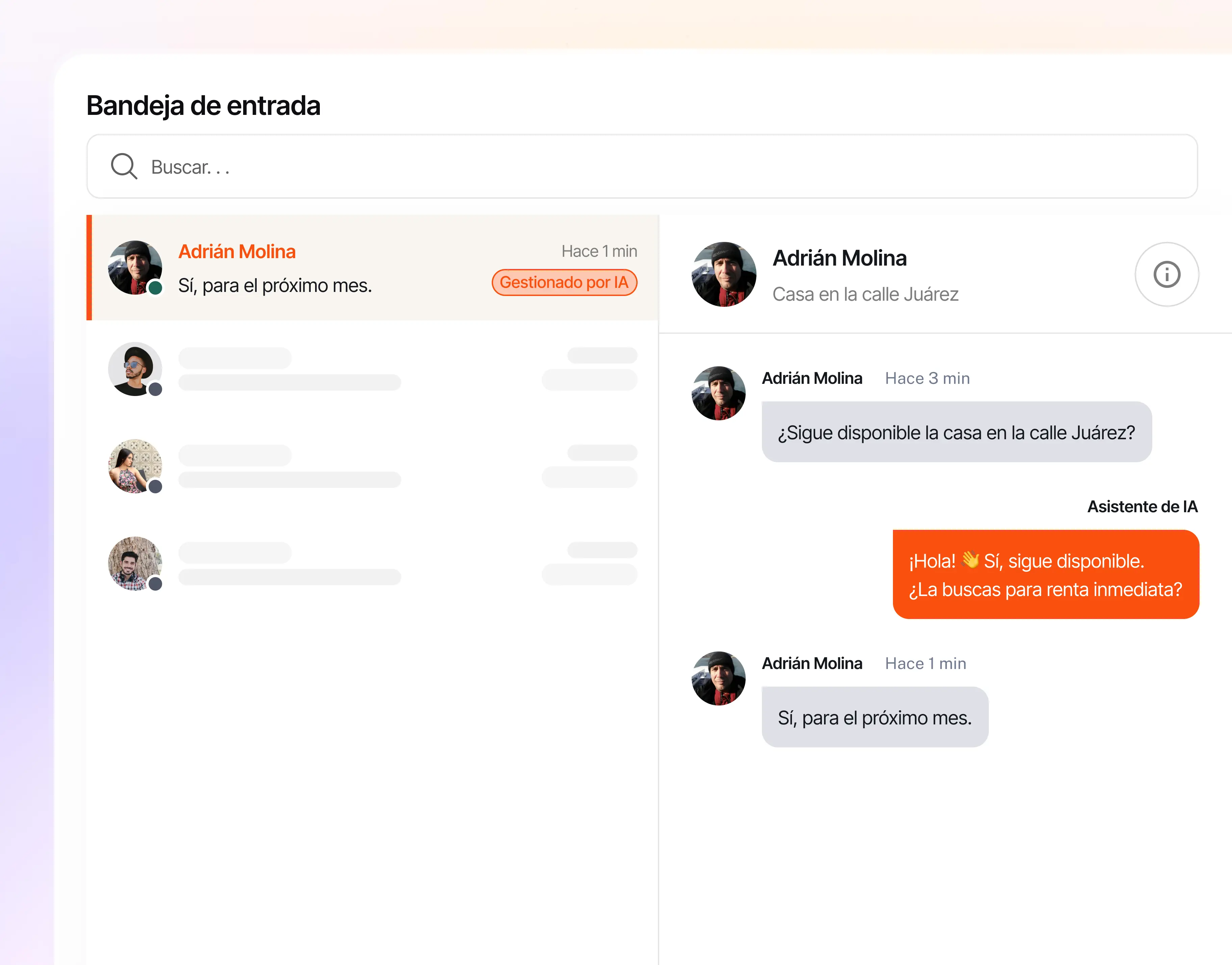 Conversaciones impulsadas por IA